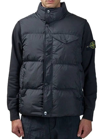 Crinkle Reps R-NY Down Vest Navy - STONE ISLAND - BALAAN 2