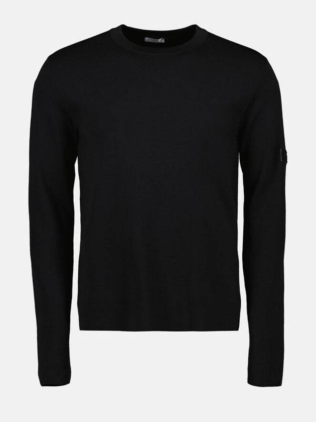 Patch Punto Milano Wool Sweatshirt Black - DIOR - BALAAN 2