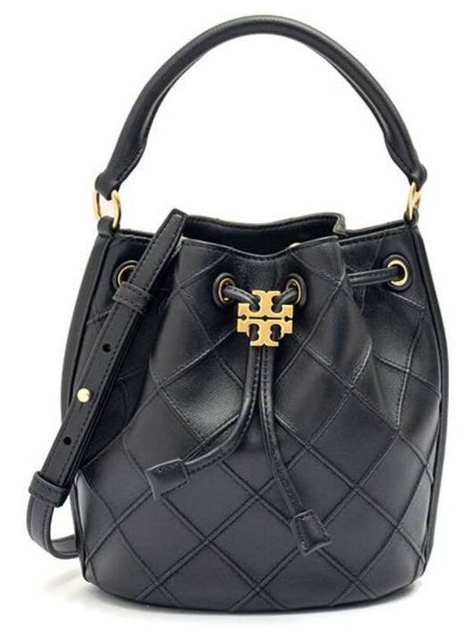 Fleming Soft Bucket Bag Black - TORY BURCH - BALAAN 2