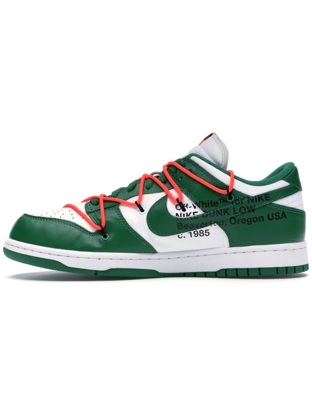 Off-White Dunk Low-Top Sneakers Pine Green - NIKE - BALAAN 4