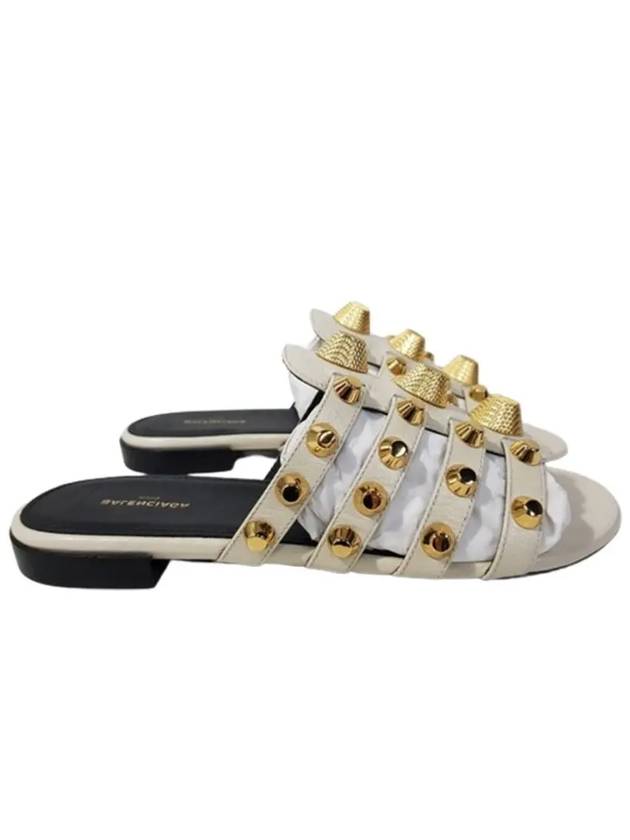 Stud Strap Slippers White - BALENCIAGA - BALAAN 2