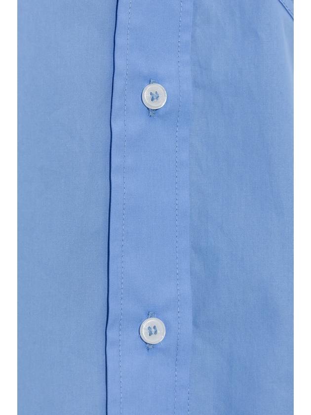 Victoria Beckham Shirt In Organic Cotton, Women's, Blue - VICTORIA BECKHAM - BALAAN 5