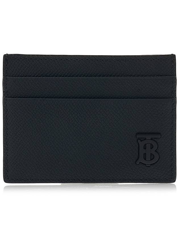 Logo Leather Card Wallet Black - BURBERRY - BALAAN 2