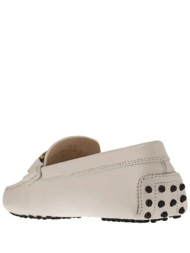 Women's Kate  Gommino Driving Shoes Off White - TOD'S - BALAAN 4