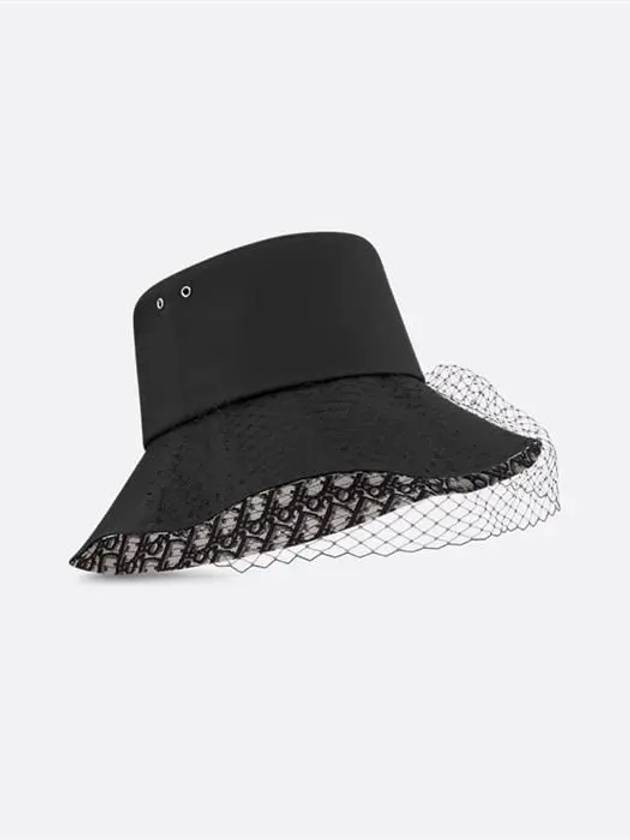 Teddy D Veil Bucket Hat Black - DIOR - BALAAN 4