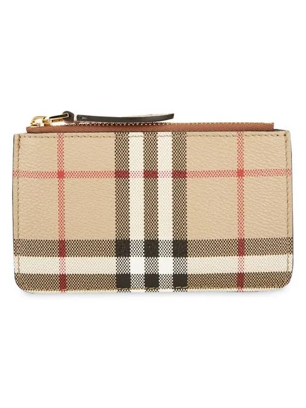 Check Strap Card Wallet Archive Beige - BURBERRY - BALAAN 4