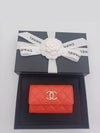 Logo Caviar Card Wallet Hot Pink - CHANEL - BALAAN 2