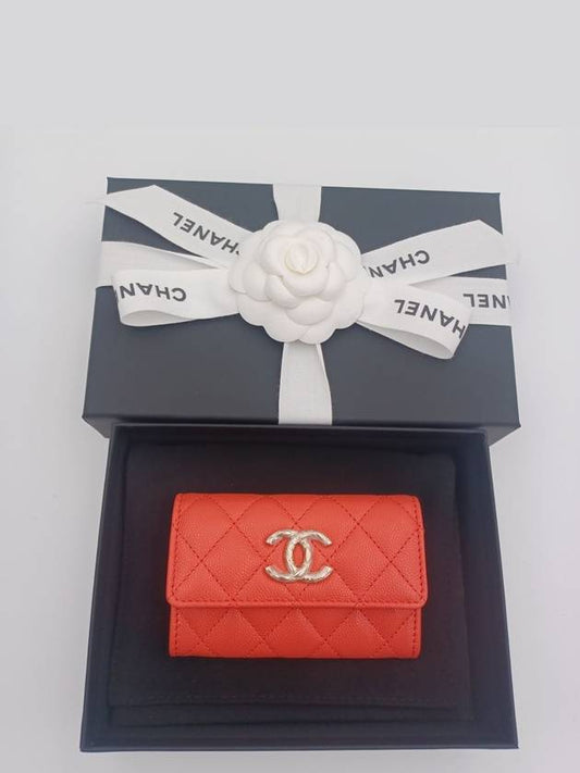 Women s CC Logo Card Wallet Hot Pink - CHANEL - BALAAN 1