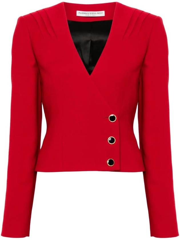 Alessandra Rich Single-Breasted Blazer - ALESSANDRA RICH - BALAAN 1