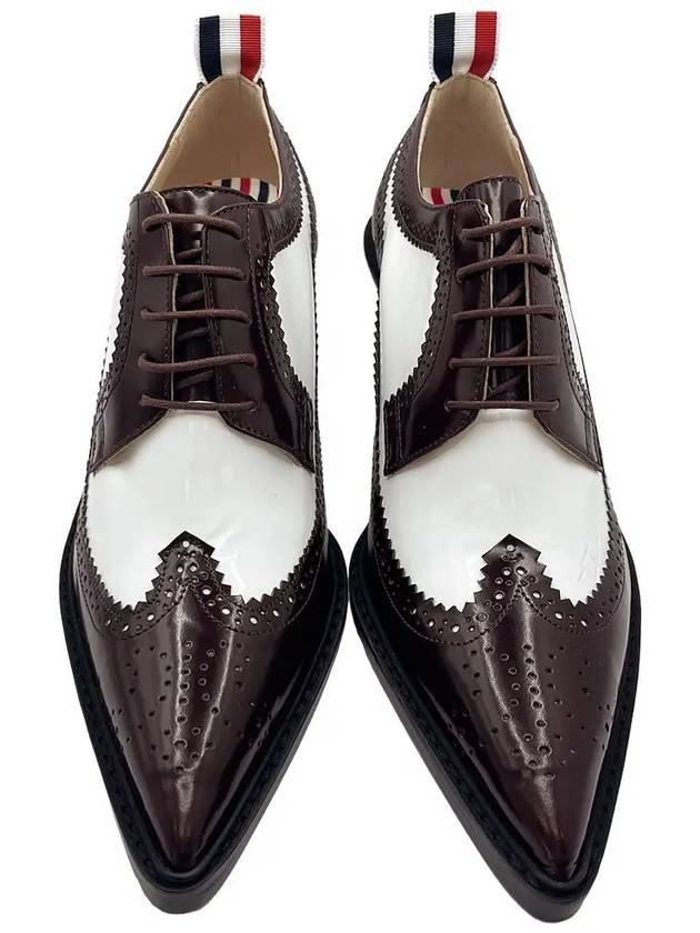 Soft Spazzolato Curved Heel Loafers Brown - THOM BROWNE - BALAAN 5