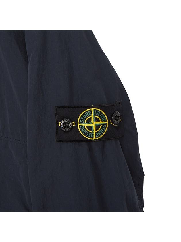 Kids Wappen Patch Wind Zip Up Hoodie Navy - STONE ISLAND - BALAAN 9