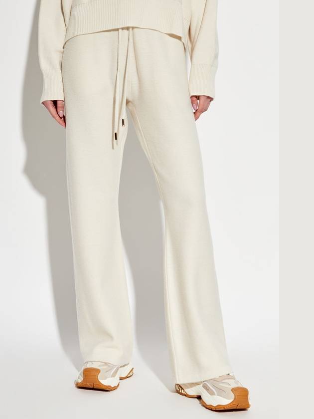 Versace Wool Trousers, Women's, Cream - VERSACE - BALAAN 3