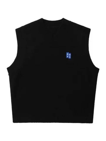 Significant TRS Tag Knit Vest 01 Black BMSGFYKT0201BK - ADER ERROR - BALAAN 1