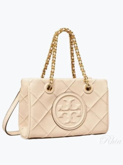 Mini Fleming Soft Chain Tote Bag Ivory - TORY BURCH - BALAAN 2