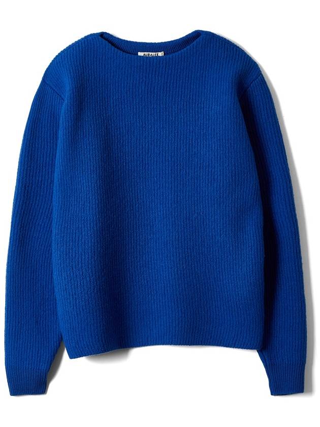 Milled French Merino Rib Boat Neck Knit - AURALEE - BALAAN 1