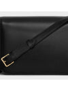 Classique Triomphe Shiny Calfskin Shoulder Bag Black - CELINE - BALAAN 5