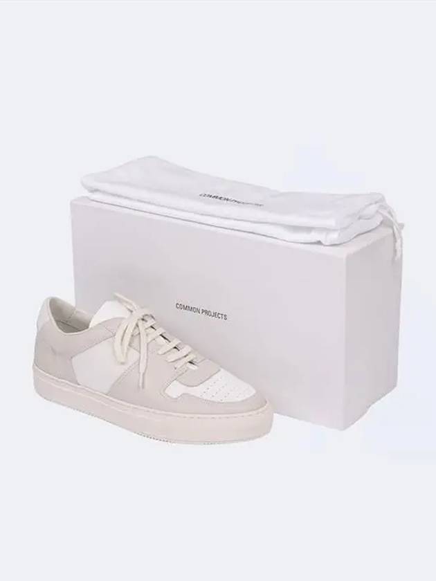 Decade Leather Low Top Sneakers Cream - COMMON PROJECTS - BALAAN 5