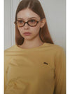 4TW embroidery t shirt mustard - FOR THE WEATHER - BALAAN 9