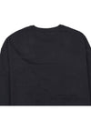 Embroidered Logo Sweatshirt Black - STONE ISLAND - BALAAN 8