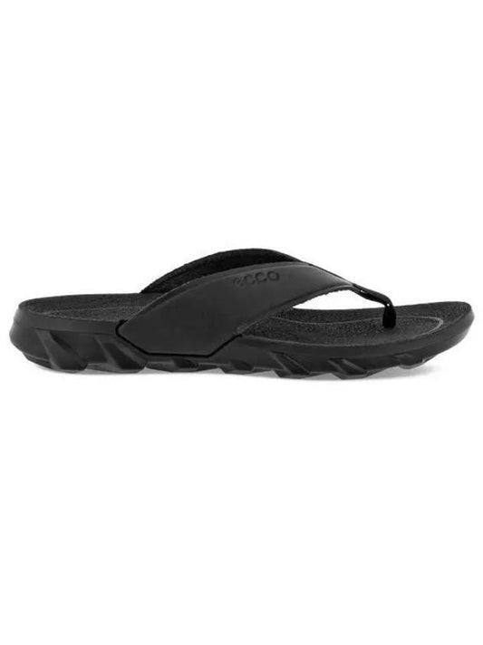 Mx Flipsider Logo Flip Flops Black - ECCO - BALAAN 2