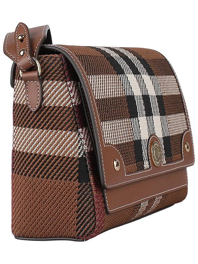 Knot Knit Check Pattern Shoulder Bag - BURBERRY - BALAAN 5