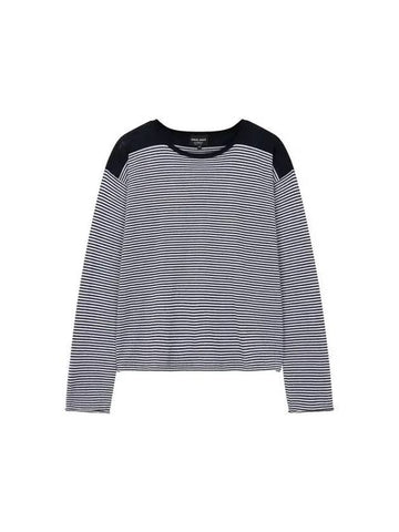 Women s Striped Cashmere Knit Light Purple - GIORGIO ARMANI - BALAAN 1