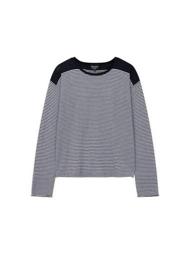 Women s Striped Cashmere Knit Light Purple - GIORGIO ARMANI - BALAAN 1