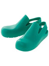 Puddle Rubber Slingback Sandals Green - BOTTEGA VENETA - BALAAN 2
