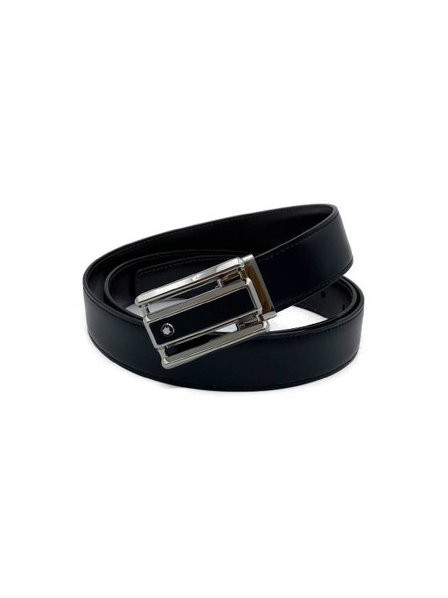 Reversible Leather Belt Black Brown - MONTBLANC - BALAAN 3