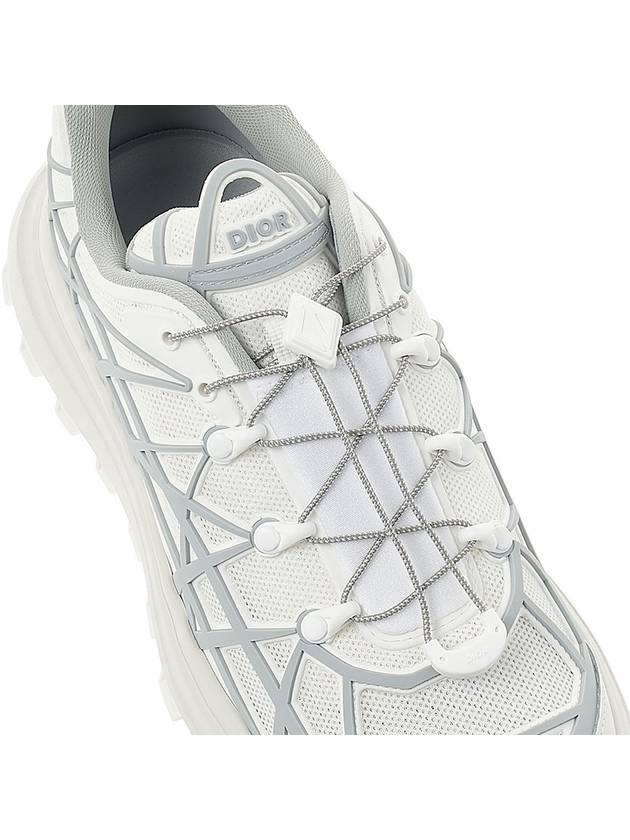 B31 Runner Technical Mesh Rubber Warped Low Top Sneakers White - DIOR - BALAAN 9