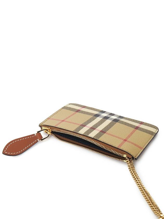 Check Print Coin Wallet Beige - BURBERRY - BALAAN 5