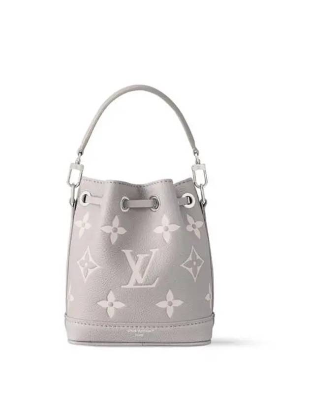 Nano Noe Monogram Bucket Bag Grey - LOUIS VUITTON - BALAAN 4