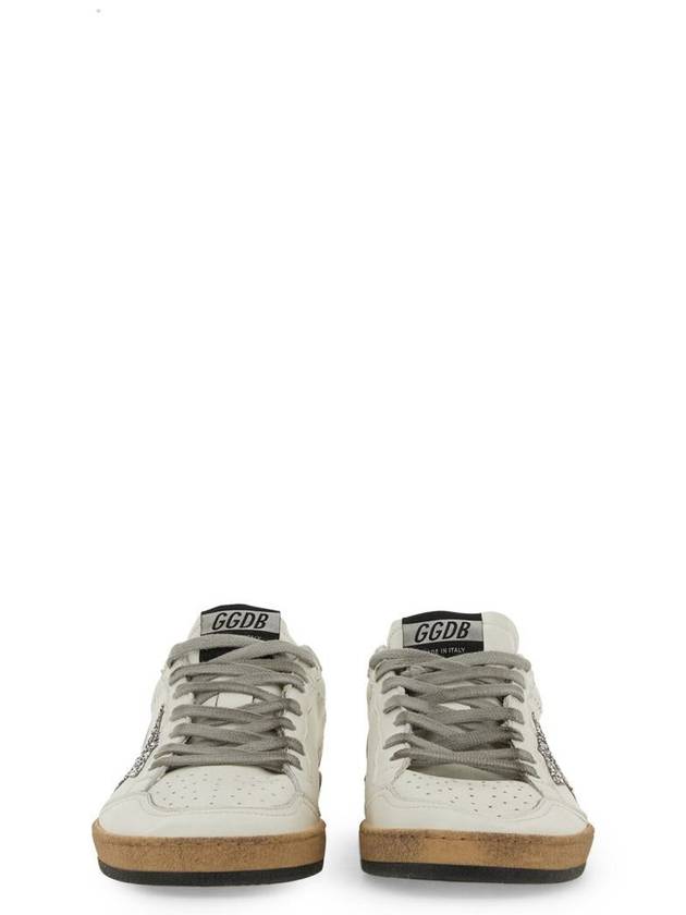 Ball Star Heel Tab Low Sneakers White Silver - GOLDEN GOOSE - BALAAN 5