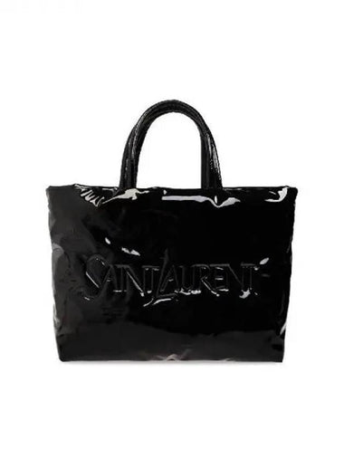 Logo patent nylon large tote bag 271953 - SAINT LAURENT - BALAAN 1