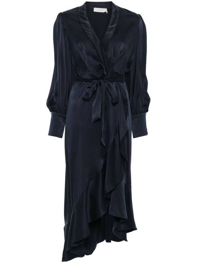 Zimmermann Silk Wrap Midi Dress Clothing - ZIMMERMANN - BALAAN 1