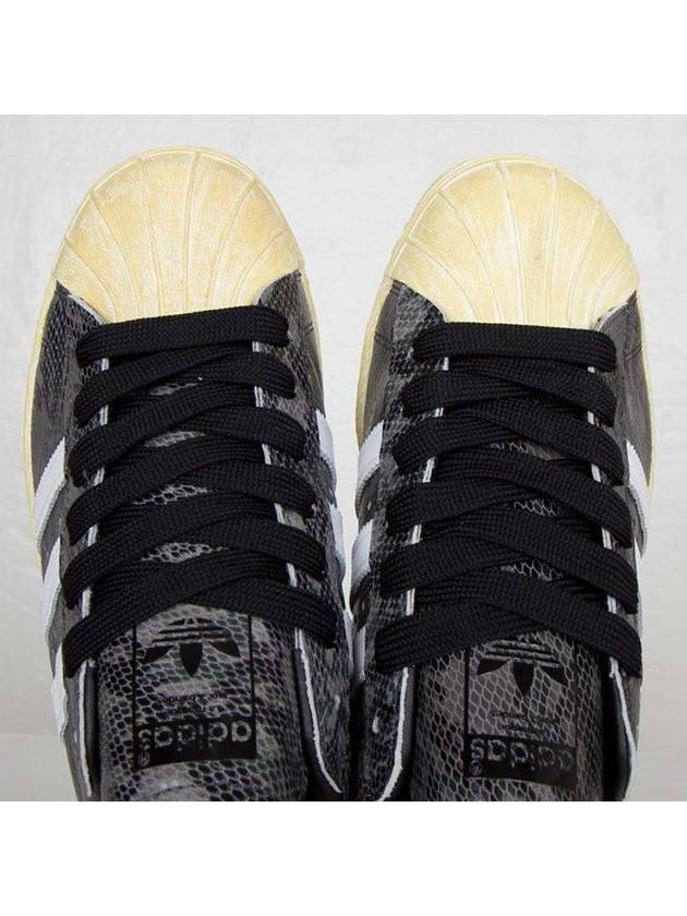 01G95846OriginalSuperstar 80SBlack Snake Skin - ADIDAS - BALAAN 8