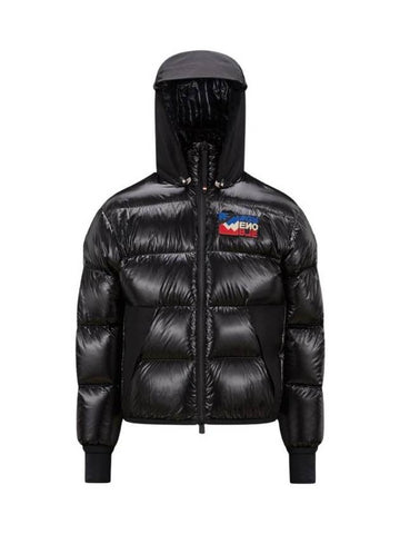 Marcassin Short Down Padding Black - MONCLER - BALAAN 1