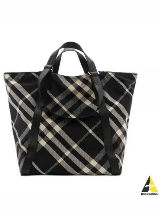 Festival Canvas Tote Bag Black - BURBERRY - BALAAN 2