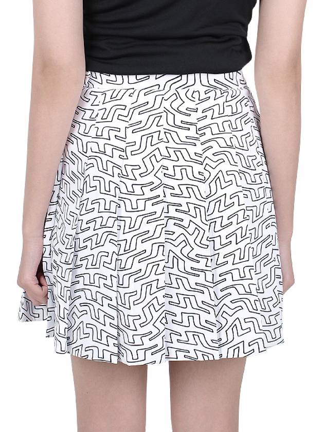 Golf Adina Print Skirt White - J.LINDEBERG - BALAAN 6