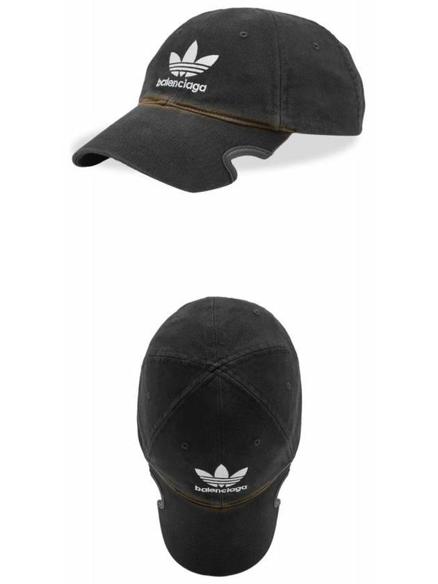 Logo Print Ball Cap Black - BALENCIAGA - BALAAN 5