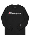 GT78H Y06794 003 Classic Script Graphic Logo Men s Long Sleeve T Shirt - CHAMPION - BALAAN 1