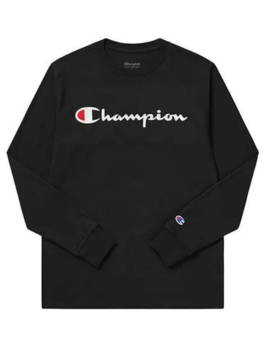 Long Sleeve T Shirt GT78H Y06794 003 Classic Script Graphic Logo Men s - CHAMPION - BALAAN 1