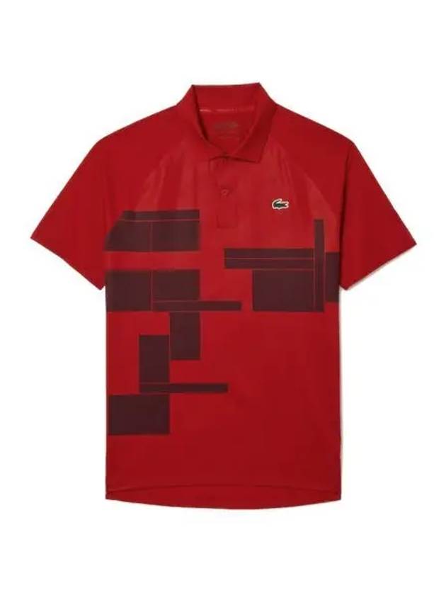 Novak short sleeve polo DH261454NIF4 t shirt - LACOSTE - BALAAN 1