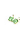 Millenia Crystal Drop Earrings Gold Green - SWAROVSKI - BALAAN 5