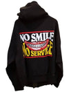 No Smile Cotton Hoodie Black - STELLA MCCARTNEY - BALAAN 5