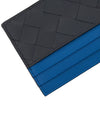 Intrecciato Two-Tone Card Wallet Blue Black - BOTTEGA VENETA - BALAAN 8