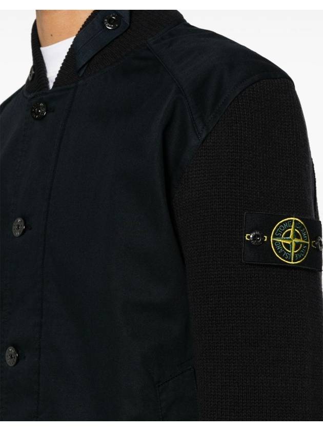 Compass Logo Bomber Jacket - STONE ISLAND - BALAAN 5