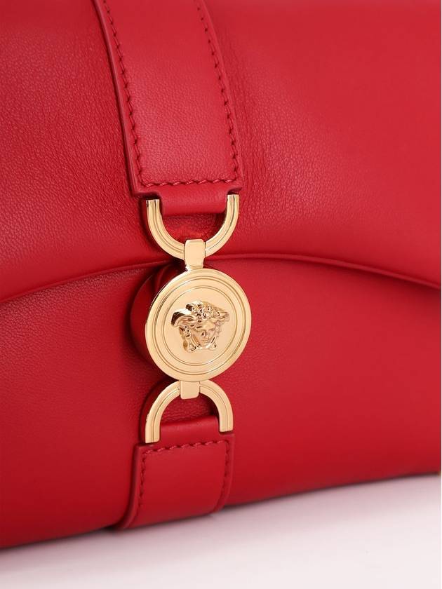 Versace Red Kleio Lambskin Crossbody Bag - VERSACE - BALAAN 4