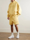 Fear of God Essentials Logo Applique Wide Leg Shorts Yellow - FEAR OF GOD ESSENTIALS - BALAAN 2