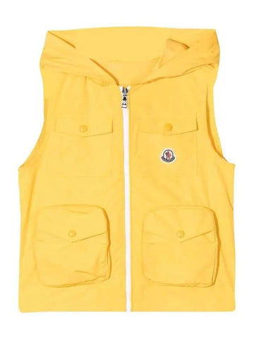 Kids Logo Hooded Vest Jacket 1A000 90 54A91 118 - MONCLER - BALAAN 1